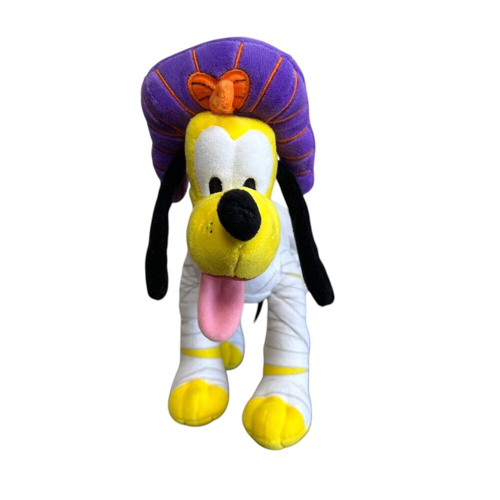 Disney Parks Exclusive 2019 Pharaoh Mummy Pluto Dog Halloween Plush Fall Decor